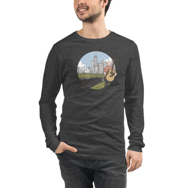 Good Friends in Chicago Unisex Long Sleeve T-shirt - Image 5