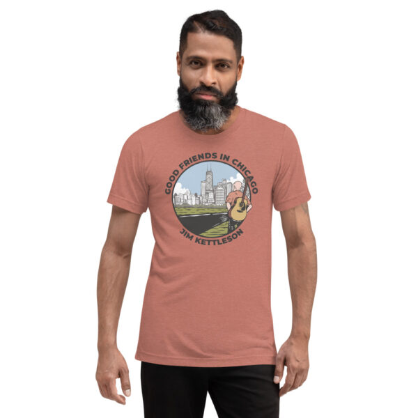 Good Friends in Chicago Short Sleeve T-shirt - Image 5