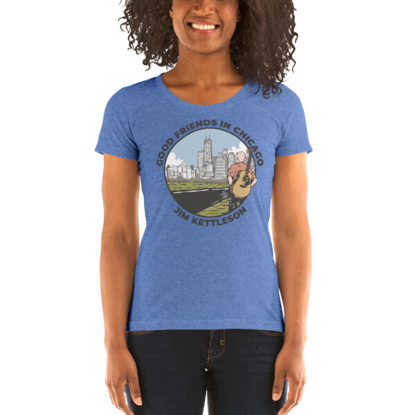 Good Friends in Chicago Ladies' Short Sleeve T-shirt - Image 14