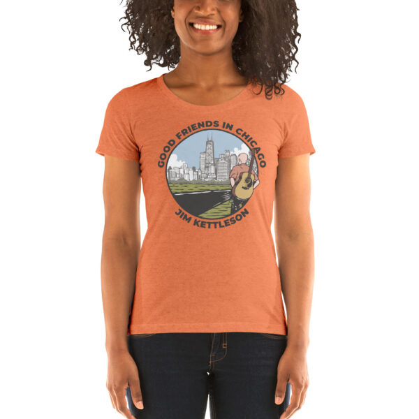 Good Friends in Chicago Ladies' Short Sleeve T-shirt - Image 7